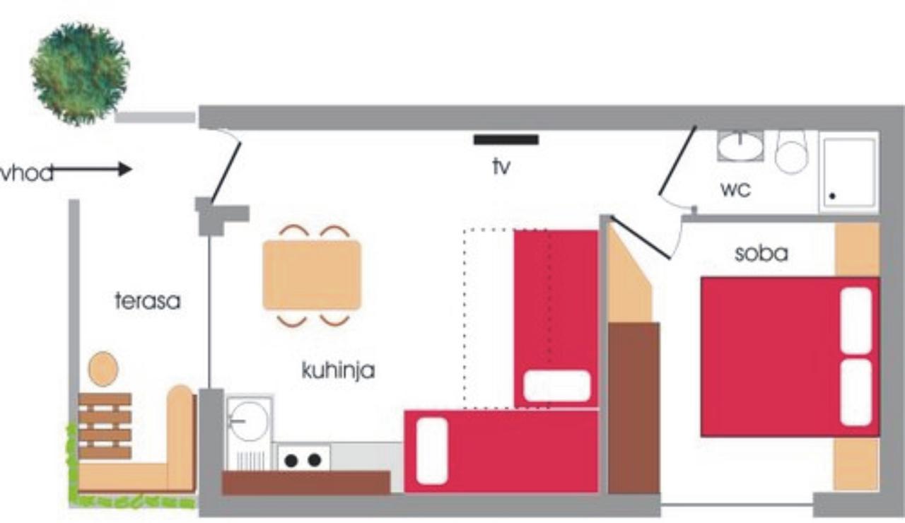 Apartment Norma Bovec Eksteriør bilde